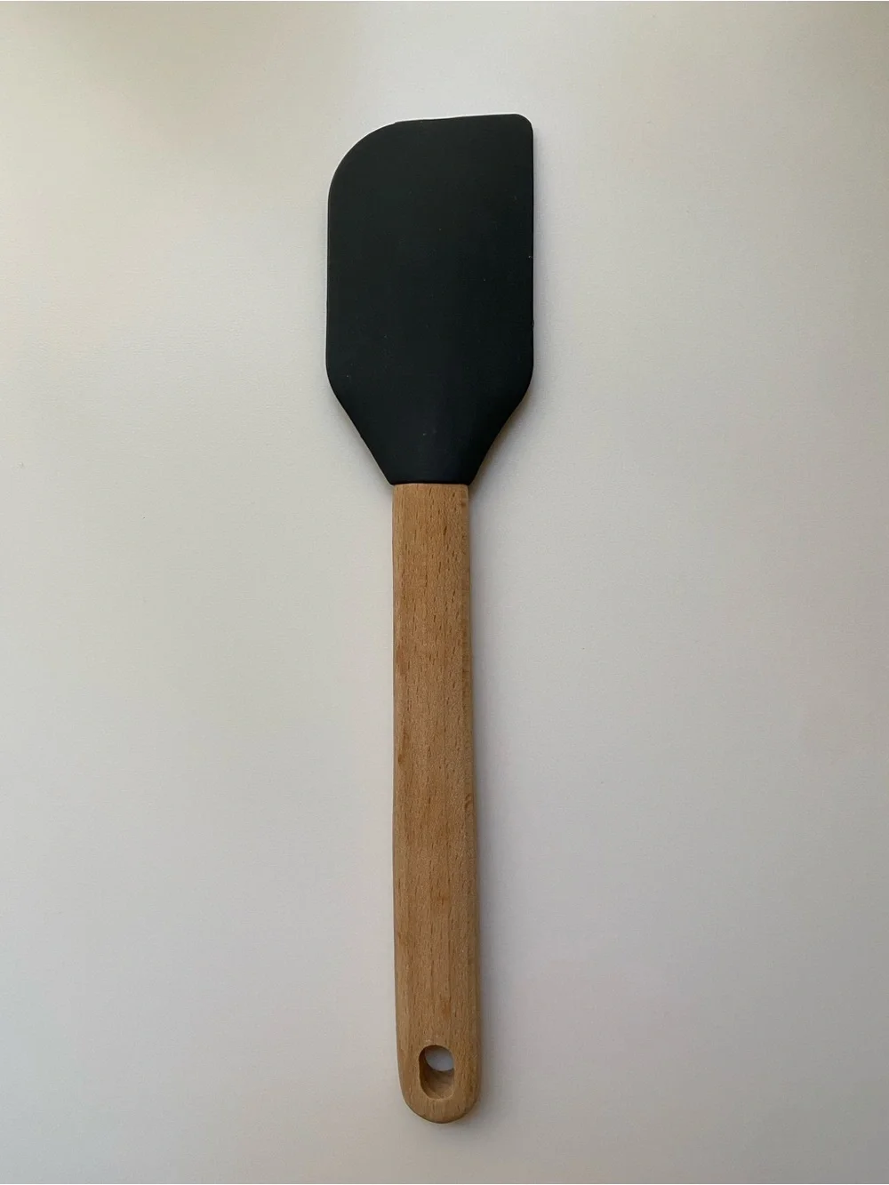 BEECH WOOD AND SILICONE SPATULA LARGE  MADE BY DESIGN